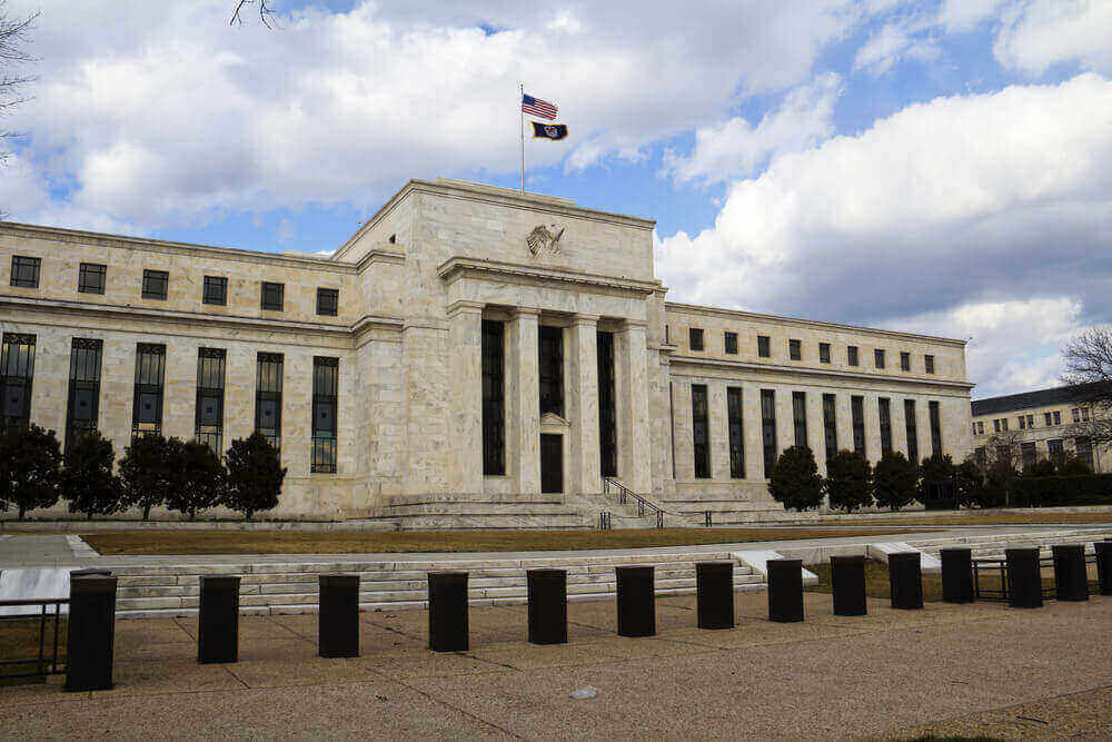 Building of the Federal Reserve in Washington DC