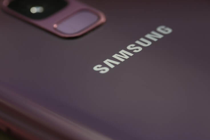 Finance Brokerage-Samsung Phones:  close-up shot of a Samsung phone 