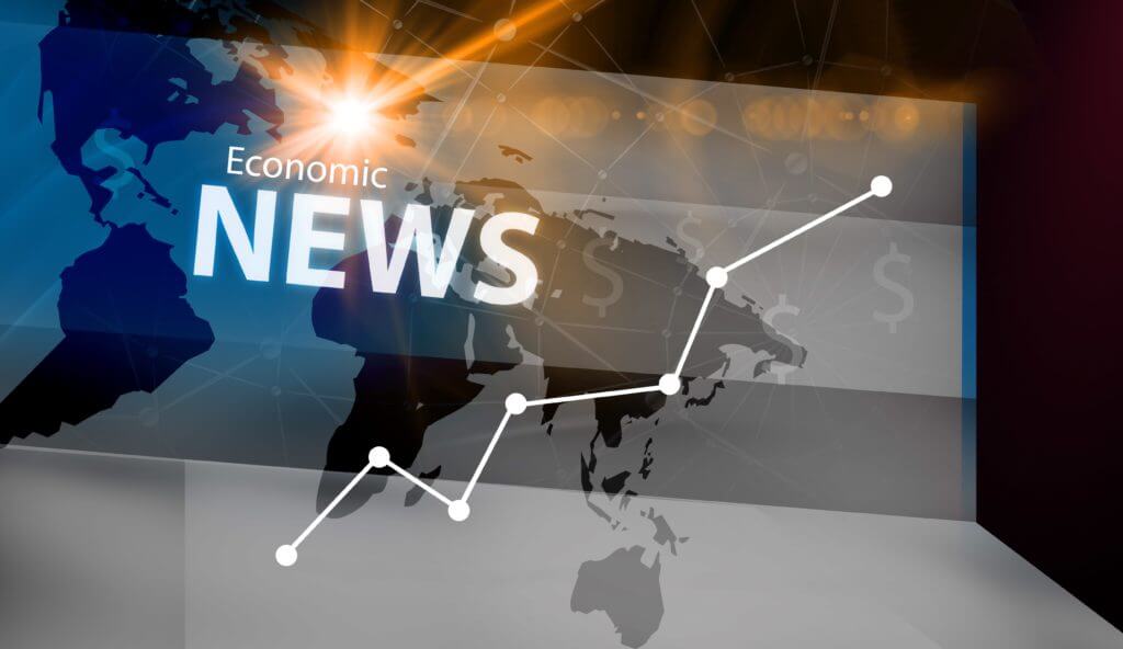 Economic Update — economic news displayed on the globe