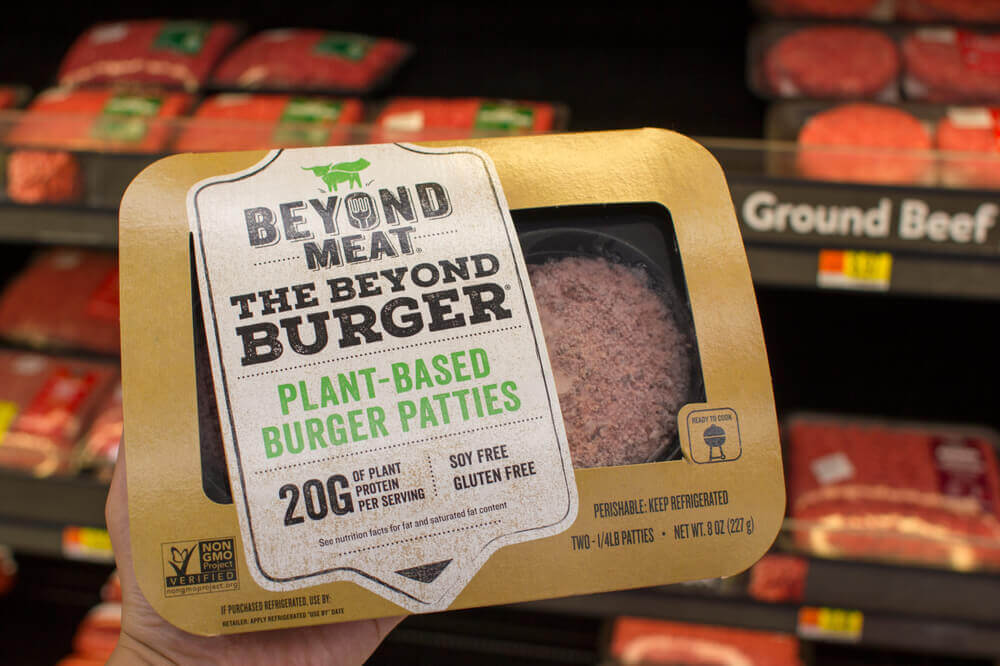 Finance Brokerage – Beyond meat stocks: BEYOND MEAT plant-based burger patties with regular ground beef products
