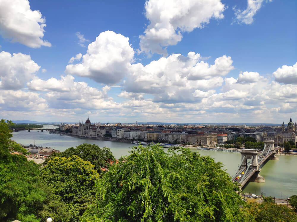 SkyWater Technology: View over Budapest and the Danube