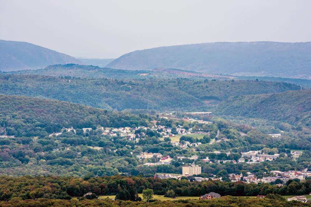 Liberty Property: A scenic view of the Lehigh Valley.