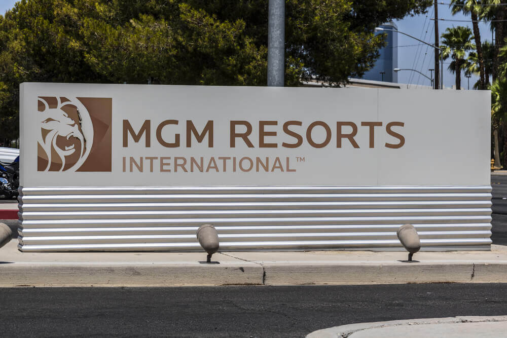 MGM Resorts International: MGM Resorts International office sign.