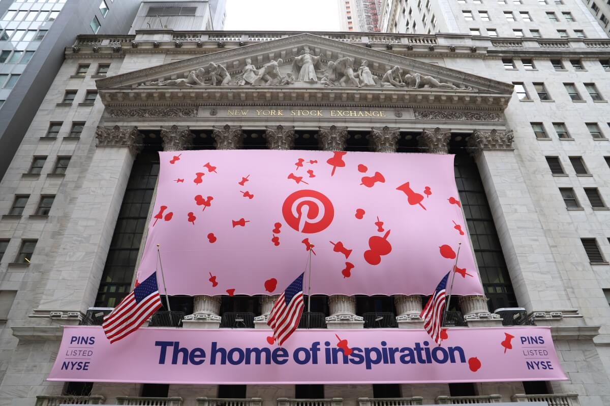 Pinterest stocks compete with Google and Facebook