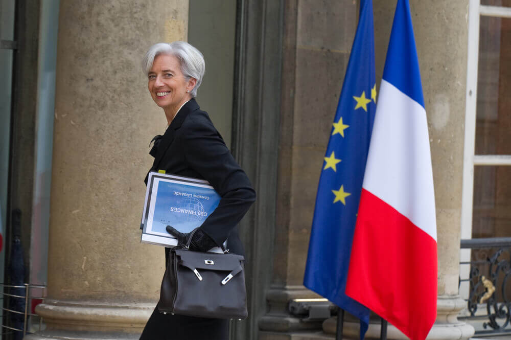 BCE: Christine Lagarde photo.