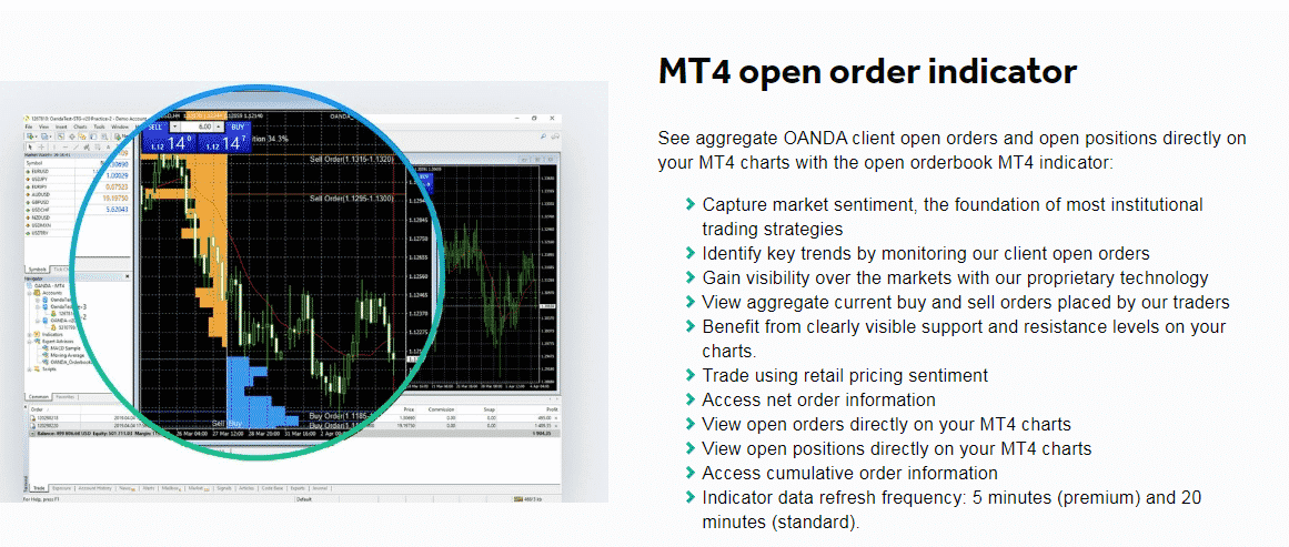 MT4 open order indicator