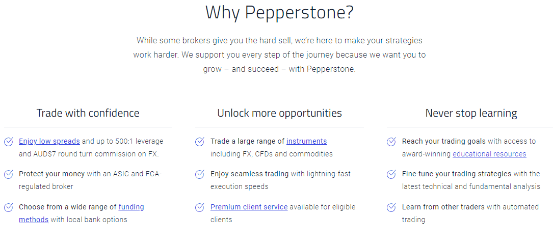 Why Pepperstone?