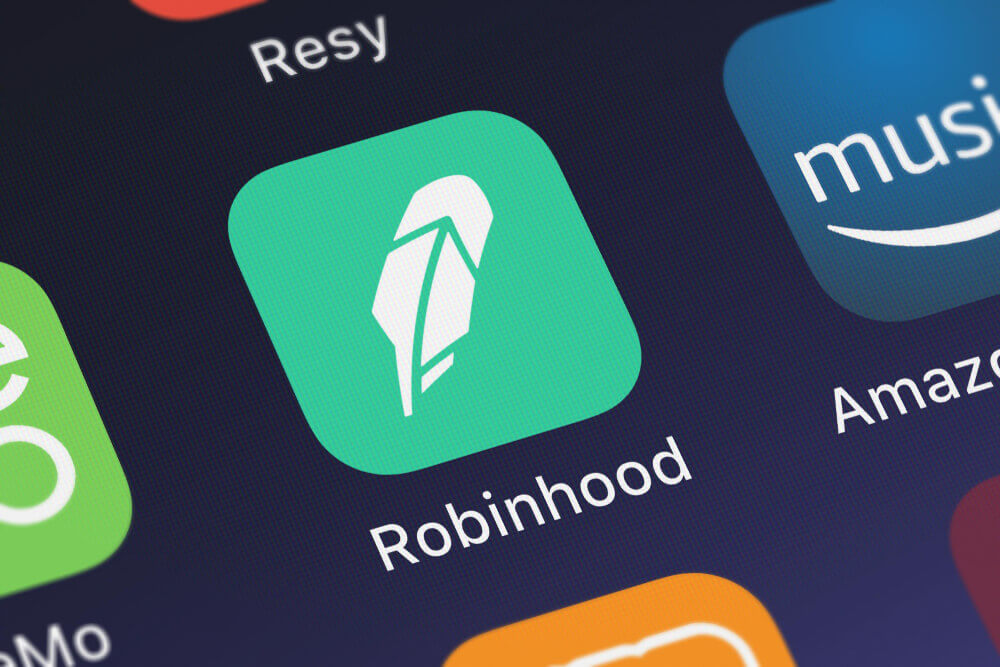 imagem app robinhood
