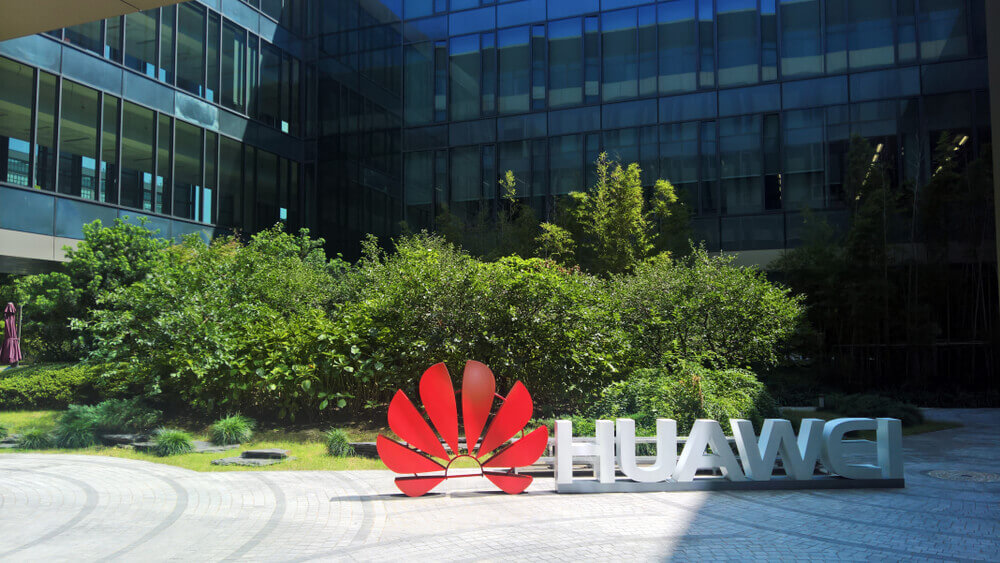 Huawei: Huawei is headquarter building.