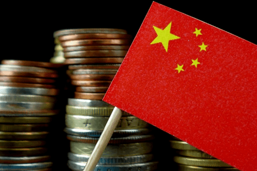 China economy concept china flag china coins – Financebrokerage 
