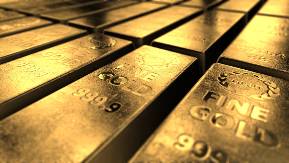 commodities: Close-up View Of Shiny Gold Bars