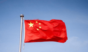 The flag of China hoisted to a poll - Finance Brokerage