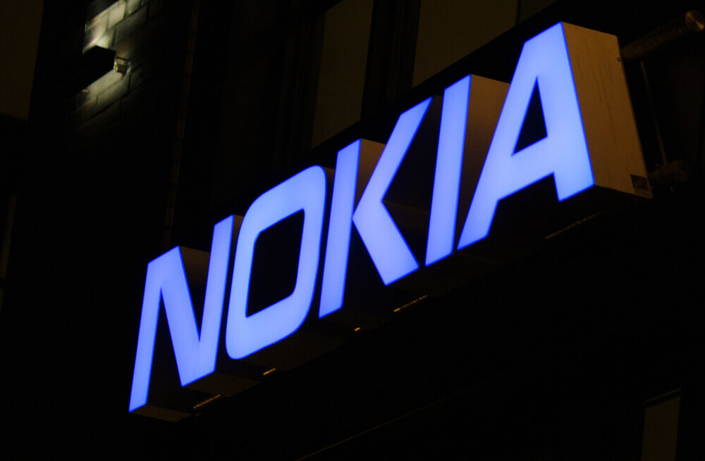 the logo of the brand "Nokia"