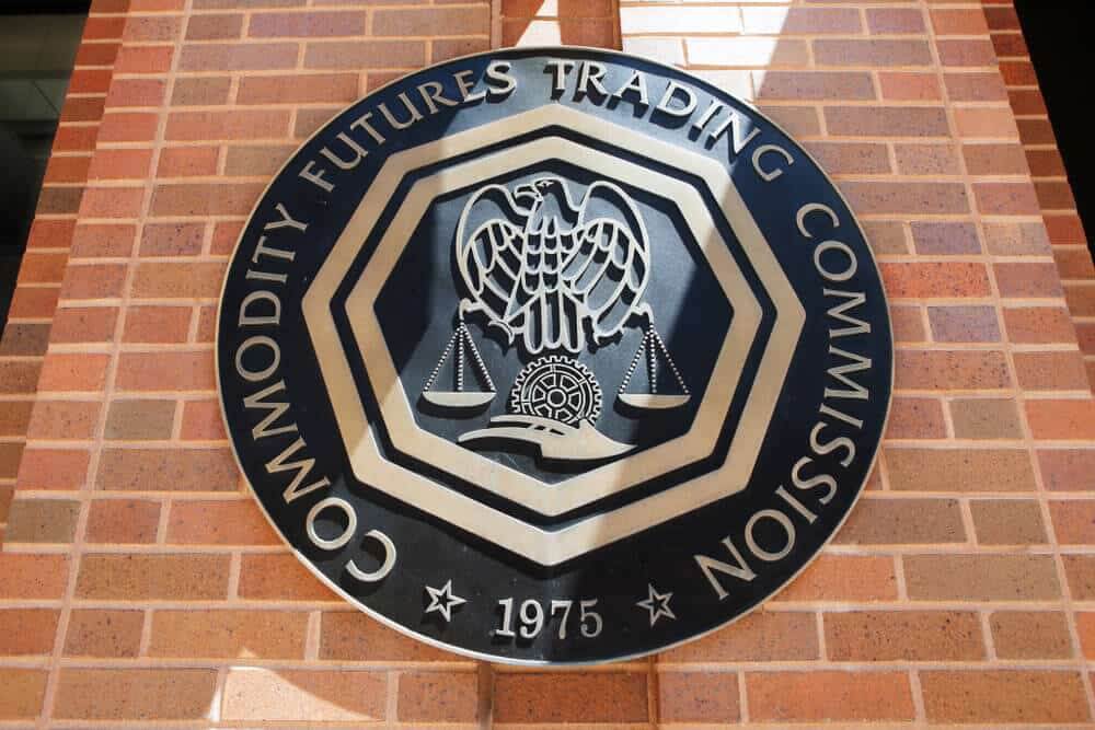 Emblem at the U.S. Commodity Futures Trading Commission.