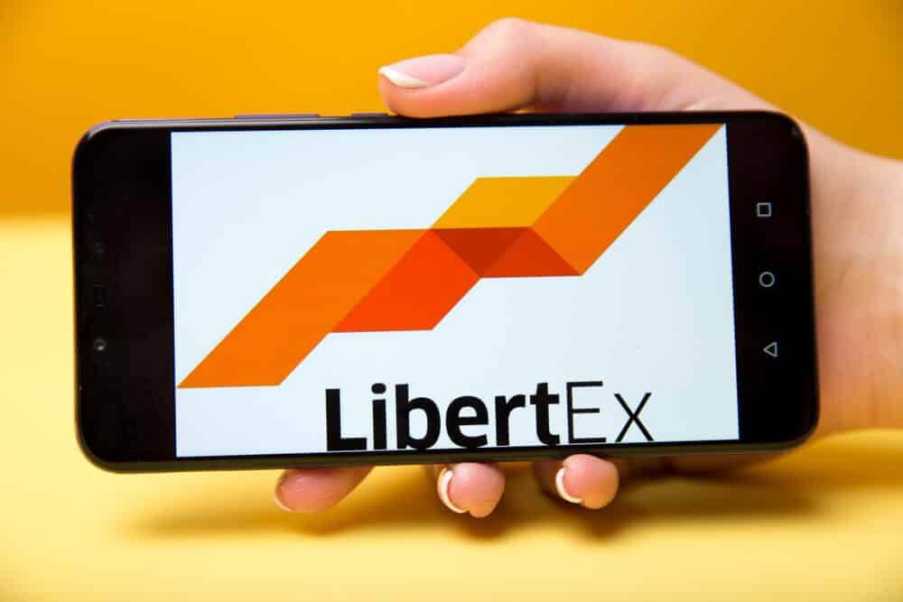 LibertEx on the phone display.