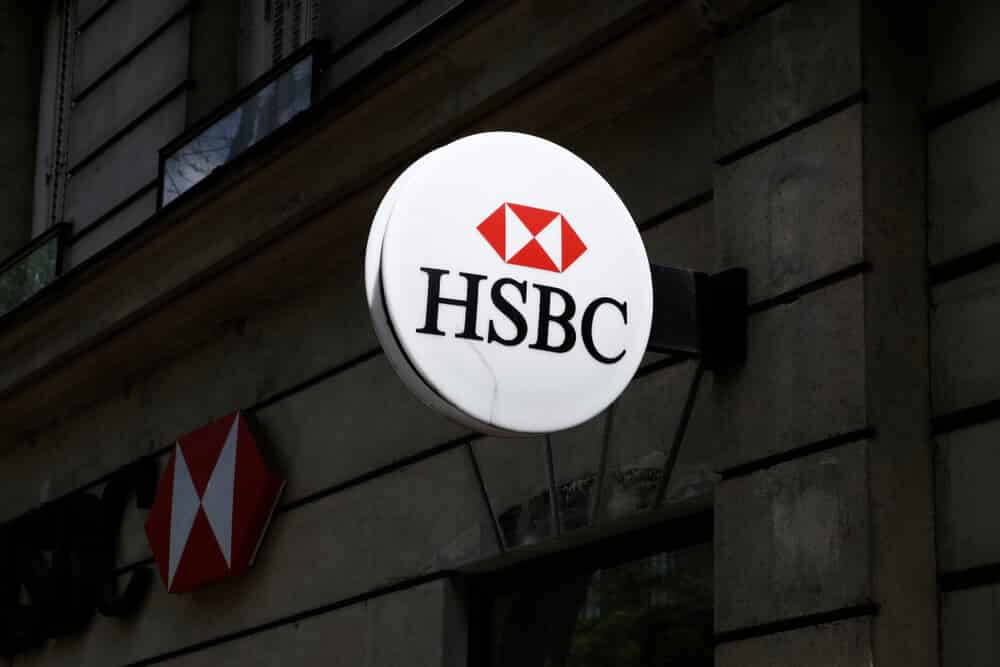 HSBC Bank Branch.