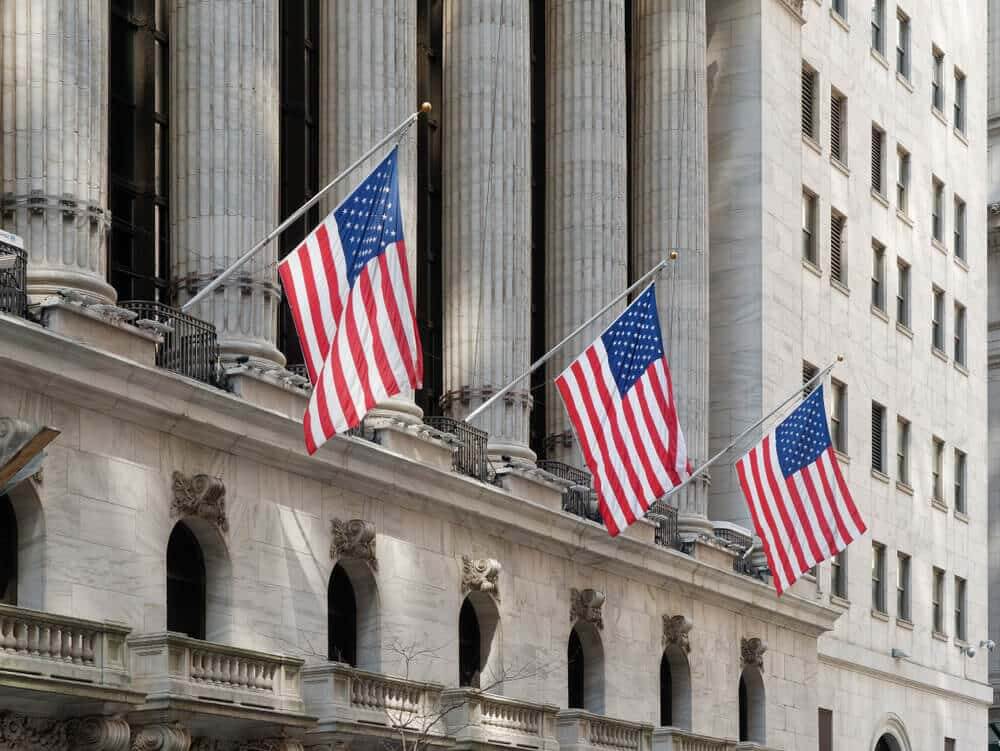 facade of the New York Stock Exchange building.