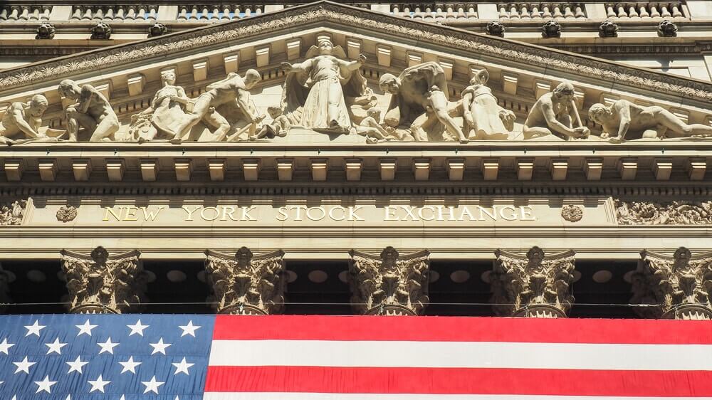 The New York Stock Exchange (NYSE), a financial icon and historical landmark.