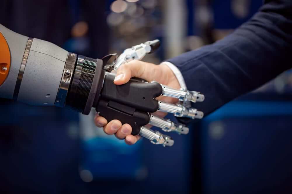 Robots and Human handshake