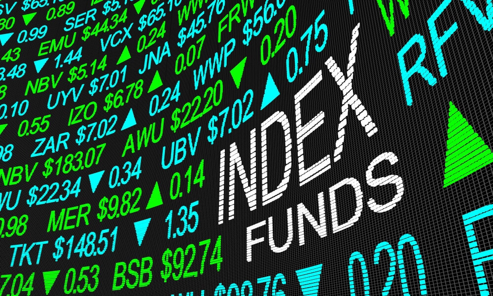 Index Funds Share Prices Stock Market Ticker