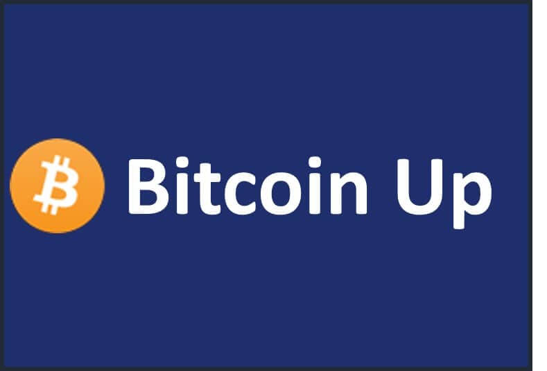 Logomarca do Bitcoin Up