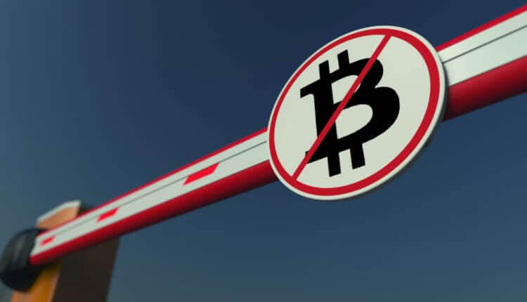 proibição entrada de bitcoin