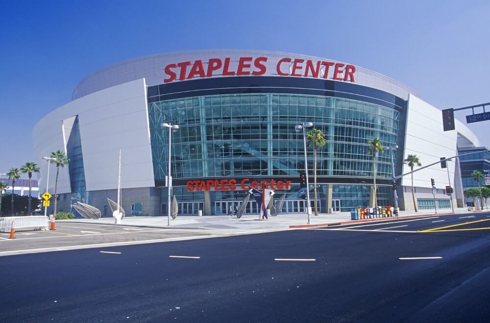 Fachada estádio Staples Center