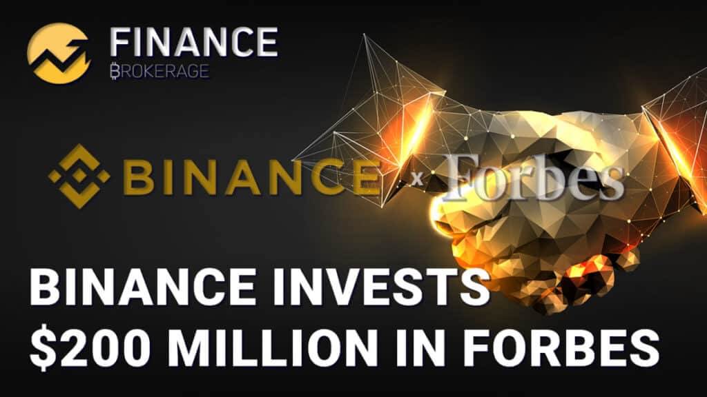 Binance invests in forbes