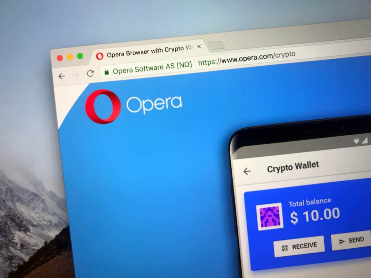 Opera, Blockchain, crypto