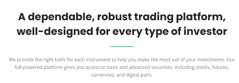 Greendax’s Trading Platform