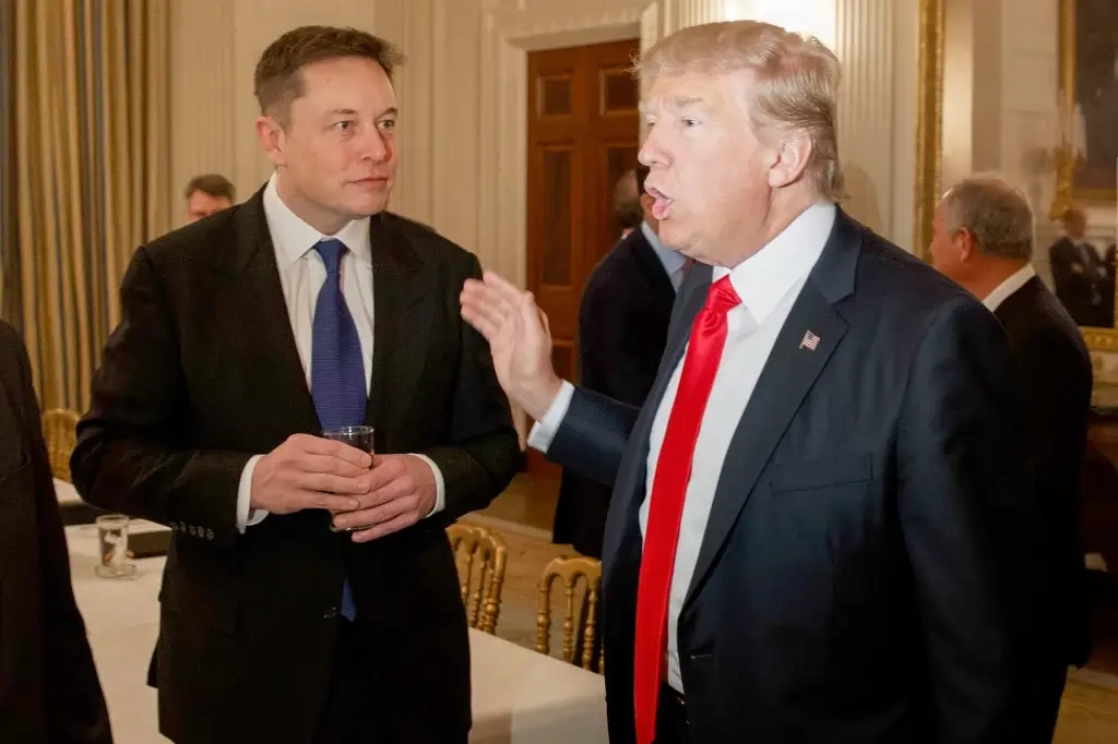 musk and trump