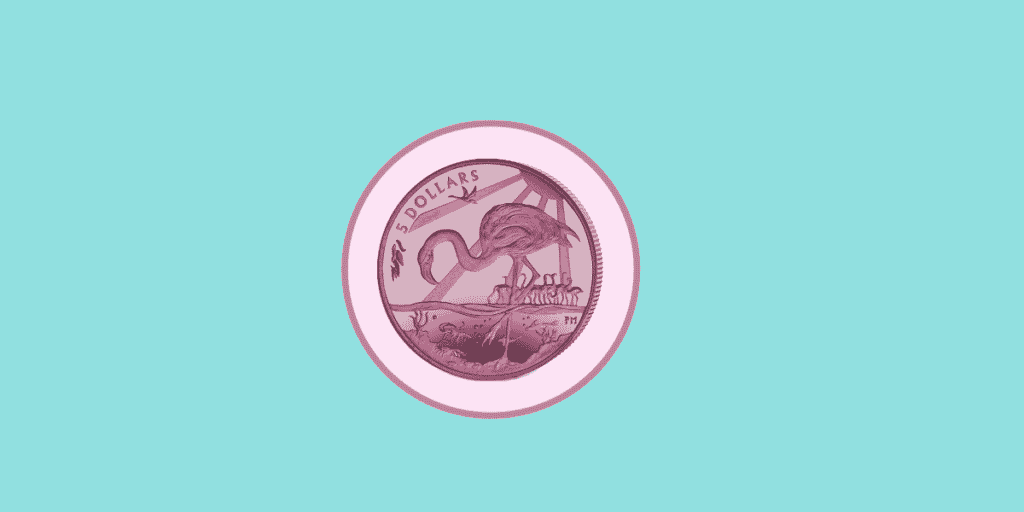 Flamingo coin