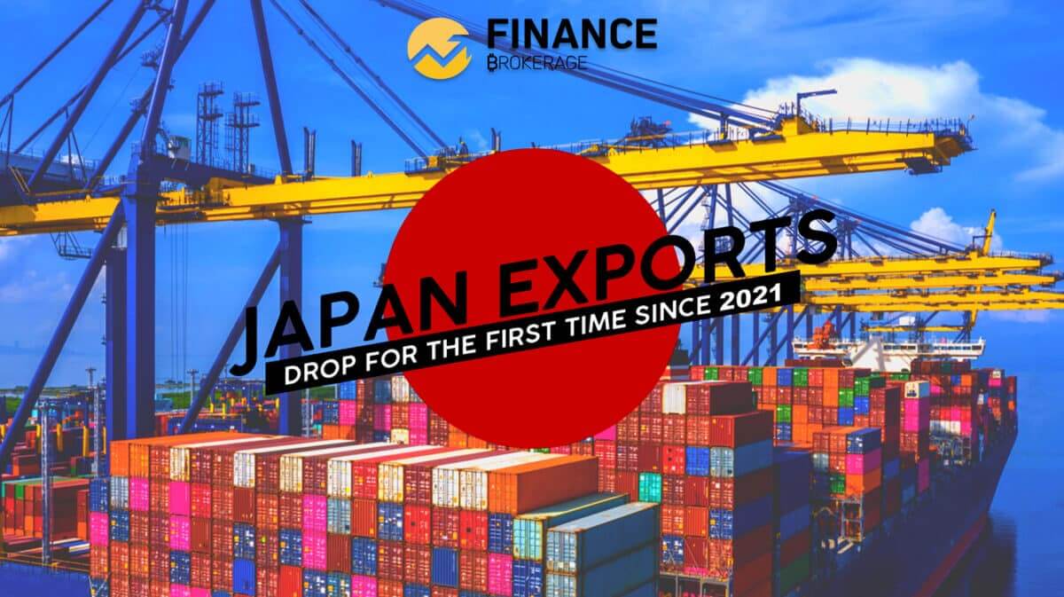Japan Exports Drop for the First Time since 2021