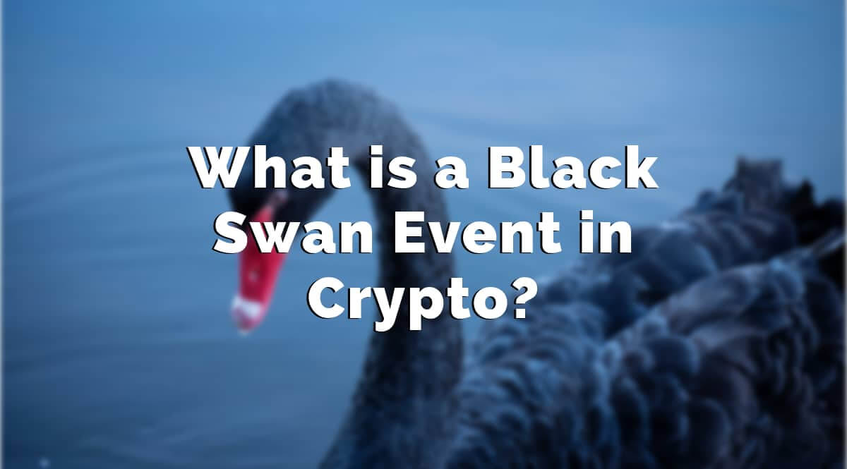 What is a black swan event in crypto?