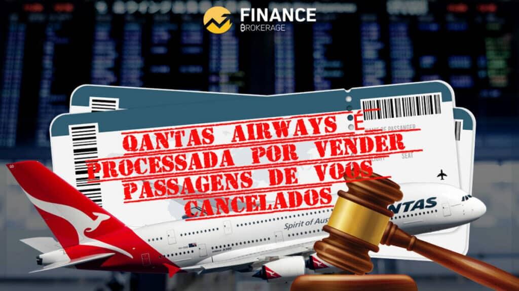 Qantas Airways é processada por vender passagens de voos cancelados