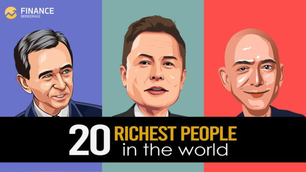 The 20 richest people in the world
