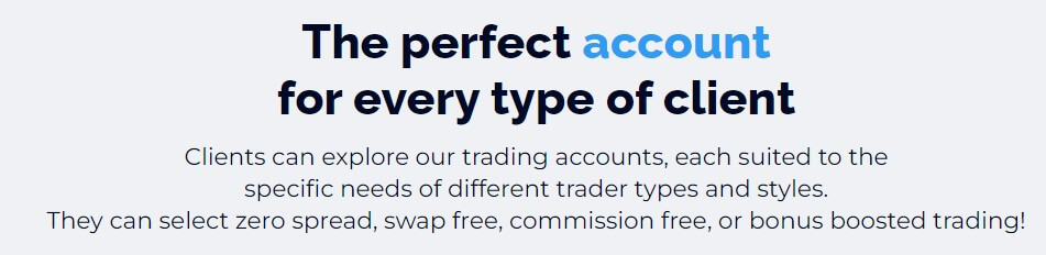 The perfect account for every type of client