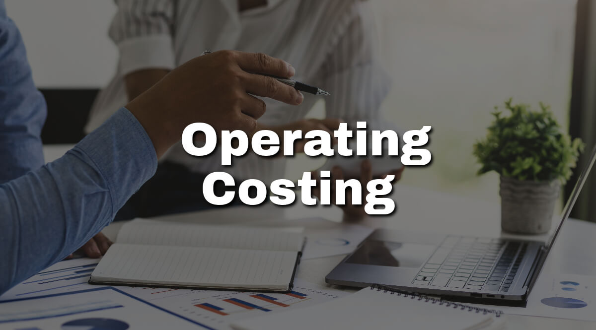 What is operating costing and how does it work?