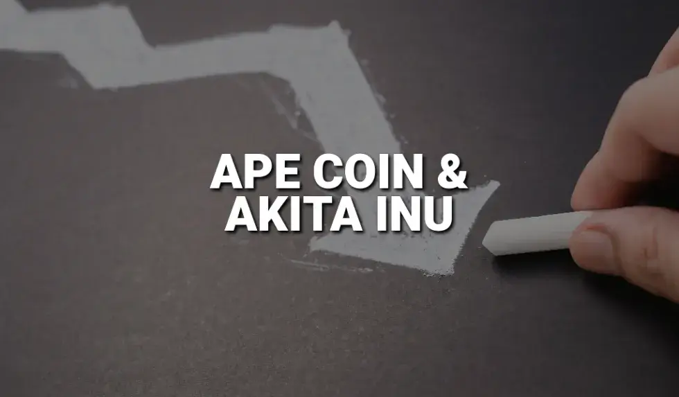 ApeCoin and Akita Inu chart analysis